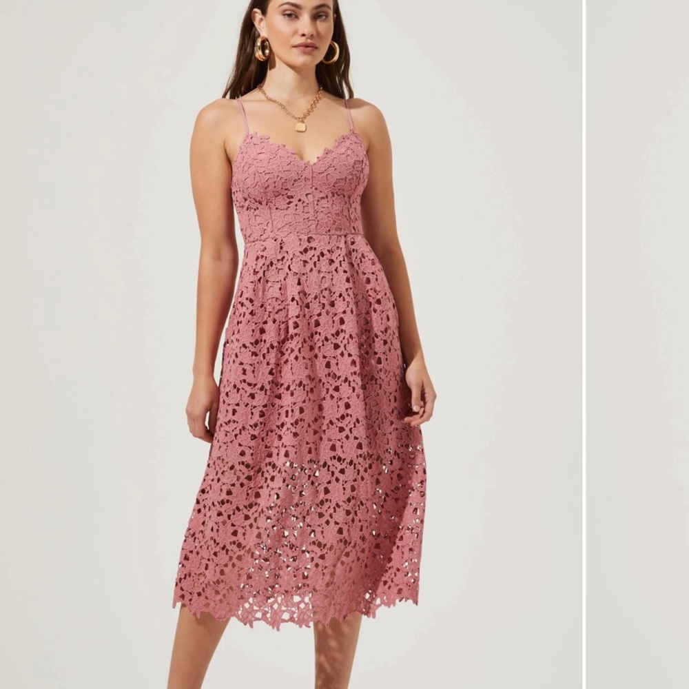 The Lace Midi Dress